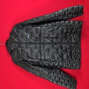 PATAGONIA Men's Micro Puff Hoody Jacket Black Size XL